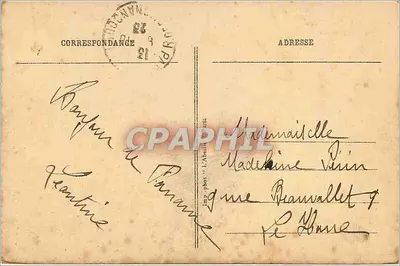 Paris - A Bolsa — A Casa de Cambio — L'Abellie, Paris, n°33 — Verso