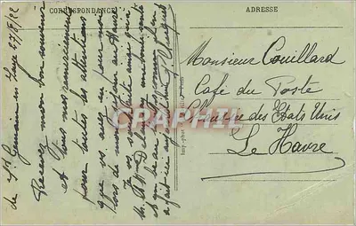 St-GERMAIN-en-LAYE - Zamek (XVI wiek) widziany z parteru — wydawca nieznany, nr 72 — Rewers