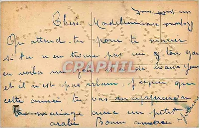 Kobieta arabska — portret w półbodzie — Typ arabski, n°104 — Rewers