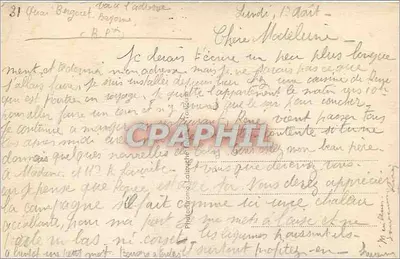 Biarritz - Beach and Establishments of the Old Port — Publisher: Photocromo, no. 1208 — Back