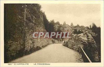 St-Hippolyte - Le Fondereau — Bilhete postal antigo n°3907, editor Braun & Cie, Dornach