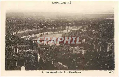Lyon — Vue générale prise de la Croix-Rousse — Lyon Illustré, n°64