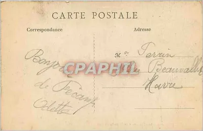 Fécamp — De Falaise naar de poort van de Koning — L. J. — Achterkant
