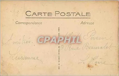 Honfleur — Port widziany z Lieutenantance — LL. — Wydawca LL. nr 127 — Rewers