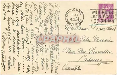 La Pierre des Bavards — Mulhouse — wydawca anonimowy, nr 63 — Rewers