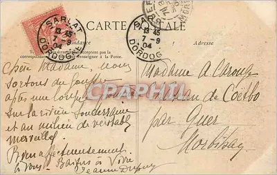 Padirac — La Grande Pendeloque — wydawca Le Lot Illustré, numer serii nie widoczny — Rewers