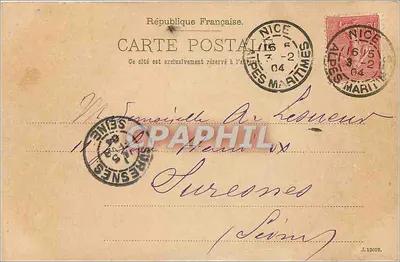 Nice — Promenade du midi — R. G. & Co. Z., No. 6191, Dép. — Rewers