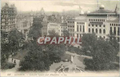 LONDRES. — Praça Leicester e Alhambra. — LL. — 137