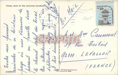 No Range no Texas — Mike Roberts Color Productions, C33341 — Verso