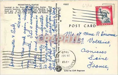 Estátua de Prometeu — Rockefeller Center — editor Coocurcine Publishers Inc. — Verso