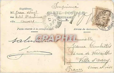 Anvers — A Catedral no estilo gótico — H.N. à A. 2 — Verso