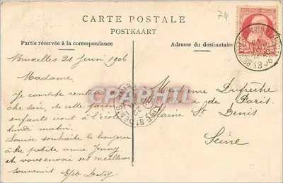 Bruxelas — A Bolsa — L. Lagaert, B. — N. 279. — Verso