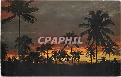 Curaçao — Pôr do sol — Editor desconhecido, número de série não visível