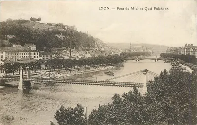 LYON — Pont du Midi et Quai Fulchiron — J. B. Lyon
