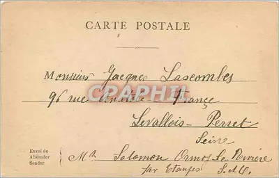 Paris — The Médicis Fountain — publisher not visible — Back
