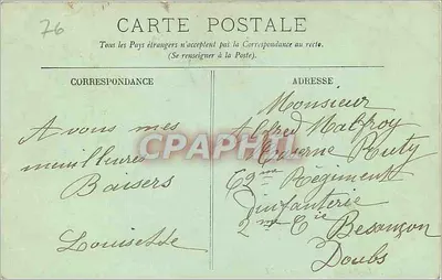 Rouen — Plac Katedralny — LL. nr 225 — Rewers