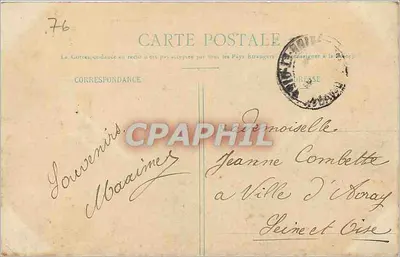 Rouen — Ogólny widok z Transbordeura — C.V. 302 — Rewers