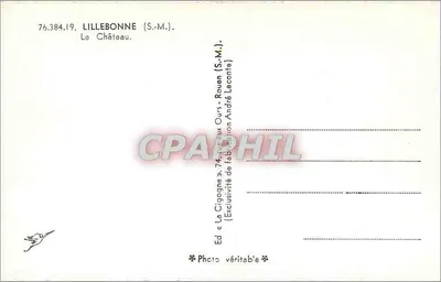 Lillebonne (S.-M.) — O Castelo — Ed. La Cigogne — Verso