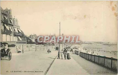 Le Havre — Boulevard Maritime — Huis, E. (n°45)