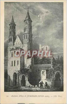 Antiga Abadia de JUMIÈGES (século XVIII) — ND. Phot.