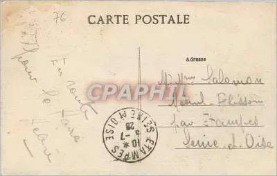 Fécamp — A Bénédictine, Cour d'Honneur — F. L. — Verso