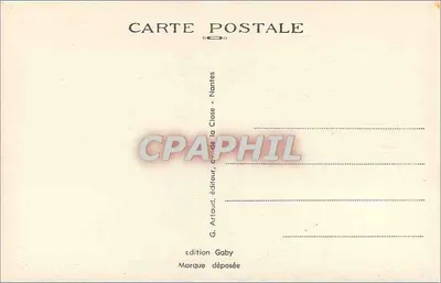 Étretat (S.-Inf.) — A Câmara das Moças e Falaise d'amont — Gaby — Verso