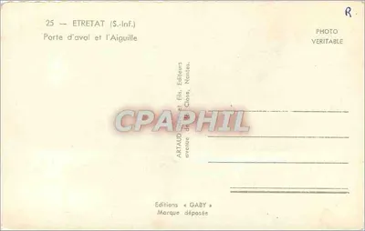 Étretat — Porte d'aval i Aiguille — Gaby, Nantes — Rewers