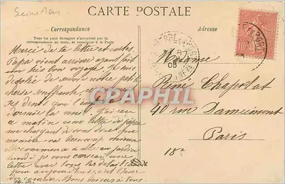 Saint-Pierre-en-Port — Terazja kasyna — L.J. nr 258 — Rewers