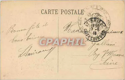 Rouen — Pałac Sądowy — Platinogravure LL Paris — Rewers