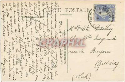 Le Tréport - Wille na esplanadzie — G. B. — Rewers