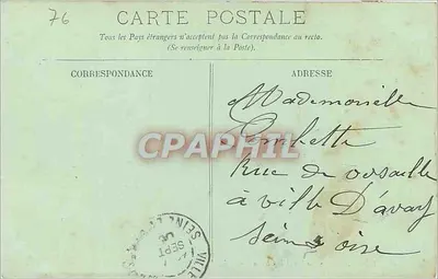 Dieppe — Das Casino und das Schloss — LL. — Rückseite