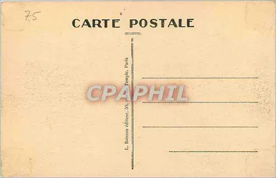 Paris — Hotel de Ville — J. H. — n° 1203 — Verso