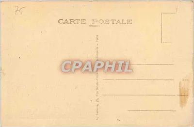 Paris — O Hôtel de Ville e o Pont d'Arcole — A. Lecomte, 38, rue Sainte-Croix — n° 151 — Verso