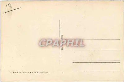 The Matterhorn viewed from Plan-Praz — Alpine view — Cl. G. Praz — Back