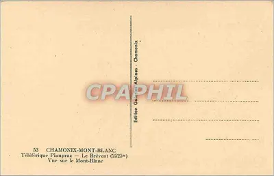Chamonix-Mont-Blanc — Teleferyk Planpraz — Widok na Mont-Blanc (2525 m) — Rewers