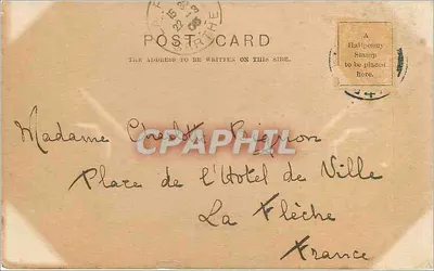 Tower Bridge — Londres — editor Hildesheimer & Co, n° 305 — Verso
