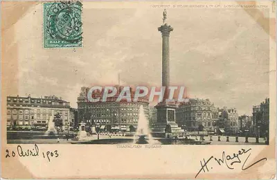 Trafalgar Square — Londres — editor S. Hildesheimer & Cie, Londres & Manchester
