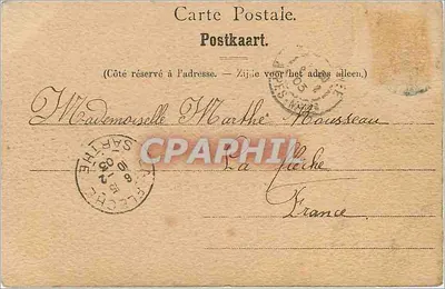 Zamek pana Allarda w Uccle — Obrzeża Brukseli — Wyd. Nels, Bruksela, seria 11 nr 45 — Rewers