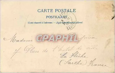 Bruxelles. Gare du Midi — Wydawca C.V.C. — Rewers