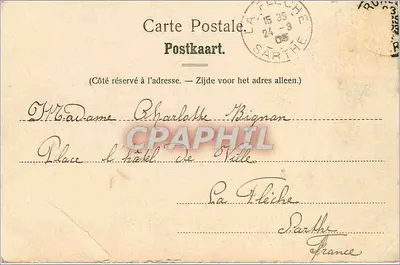 Parque Léopold — Bruxelas — Nels, Bruxelas, Série 1 No. 33 — Verso