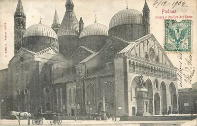 Padova — Piazza e Basilica del Santo — D. Battiro, n° 12279