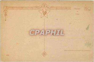 Widok wsi z kościołem — cytata biblijna — wydawca nieznany, nr 5034 — Rewers