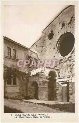 Villeneuve-lès-Avignon — A Chartreuse — Praça da Igreja — Edição dos Monumentos Históricos