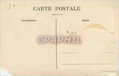 Młody mężczyzna z Châteaulin — Tradycyjne ubranie — Le Doaré, Châteaulin — Rewers