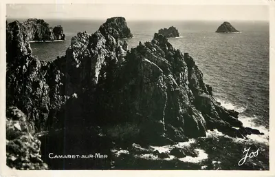 Camaret-sur-Mer — Os rochedos ondulados — Jos