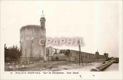 Aigues-Mortes — Torre de Constance — Face Oeste — Édition des Monuments Historiques
