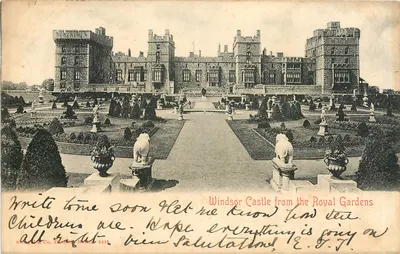 Castelo de Windsor visto dos Jardins Reais — Stolge & Co. Derby 4445