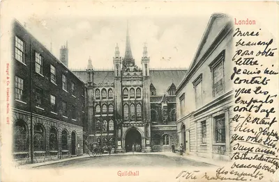 Guildhall — Londres — Stengel & Co. Dresden-Berlin, 1907