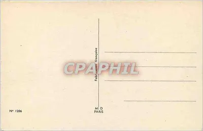Arranjo de flores — Feliz Festa — M.D. Paris, n° 1206 — Verso