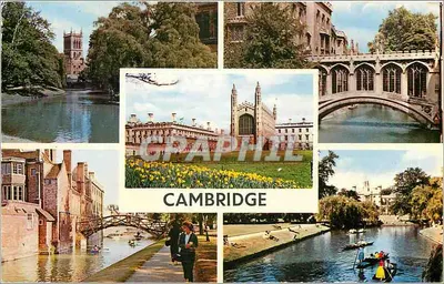 Cambridge — vista panorâmica — Graphphil